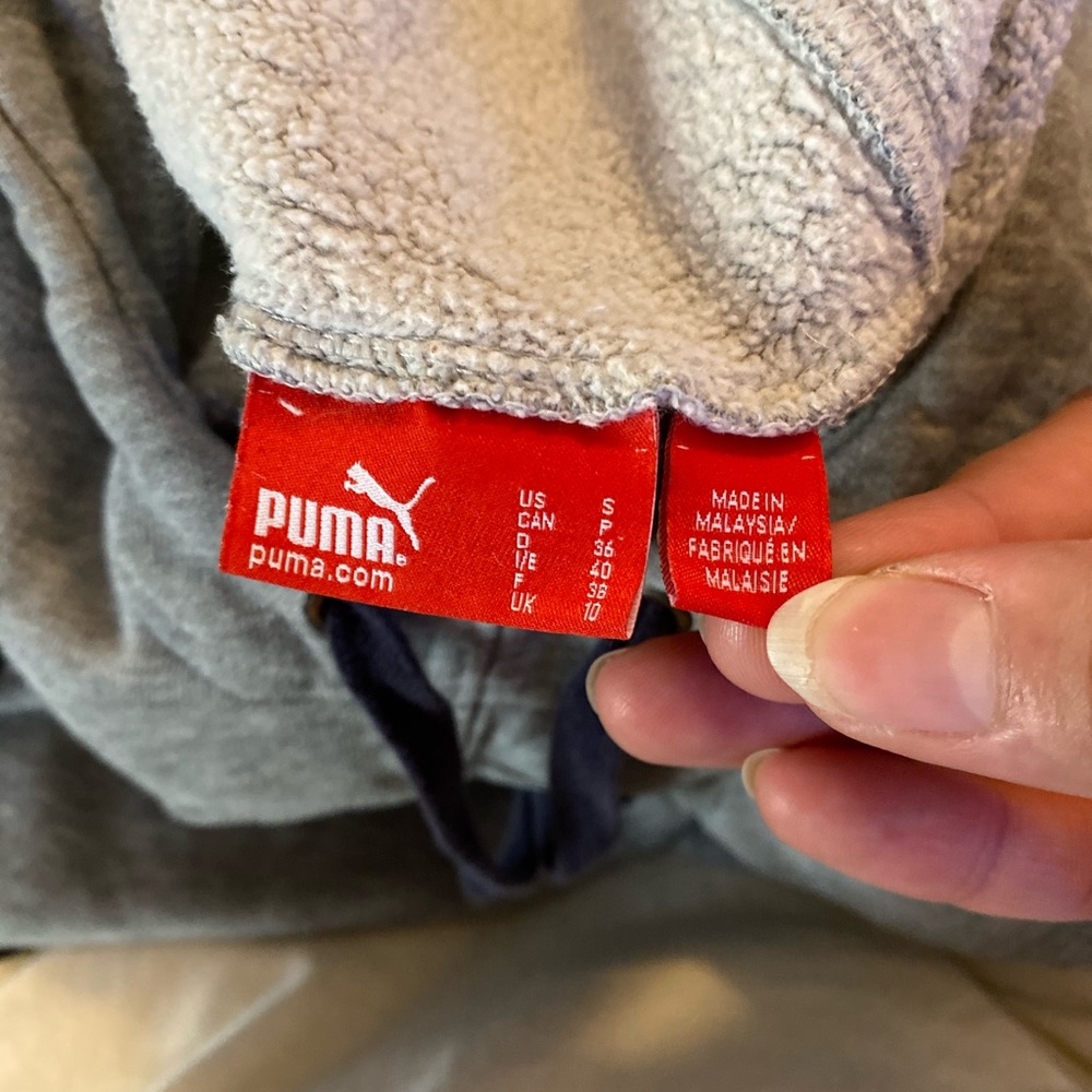 Grey Puma Hoodie - Picture 4 of 4
